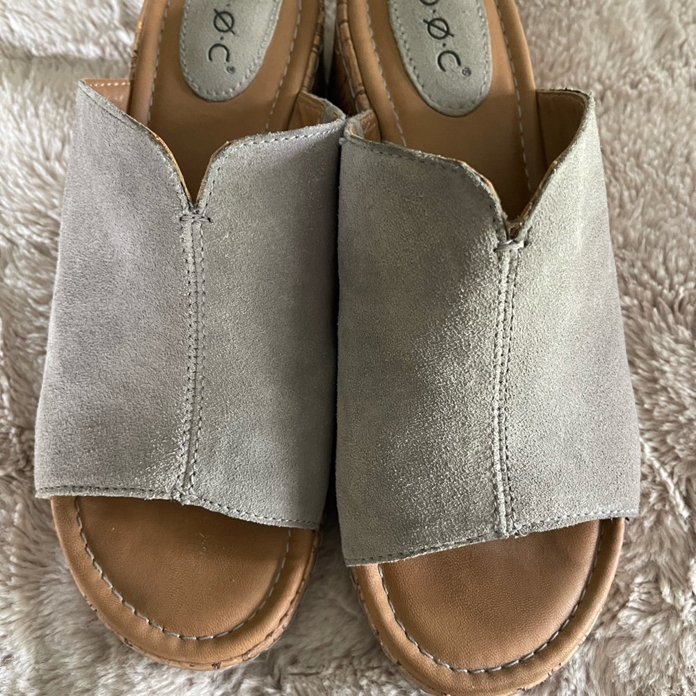 BOC gray slide Concept sandal